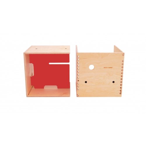 Max in the Box - Bureau enfant cube - Rouge